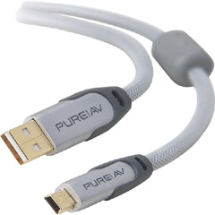 AV52201-06 - Silver Series USB 2.0 A/Mini-B Cable