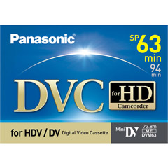AY-DVM63HD - HD miniDV Videocassette