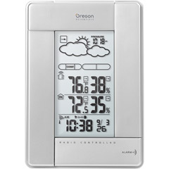 Oregon Scientific BAR208HGX Advanced Wireless Weather Station with  Temperature Forecast, Ice Alert, Self-setting Atomic Clock