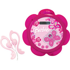 BAR100 - Barbie Tune Blossom Personal CD Player