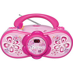 BAR201 - Barbie BloomBox Portable CD Boombox