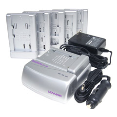 BCL-C1X2 - OmniSource Universal Li-Ion Charger for 3.6-7.4V Camcorder & Digital Camera Batteries