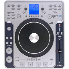 C-314 - DJ Tabletop CD/MP3 Player with Touch-Sensitive Jog Wheel