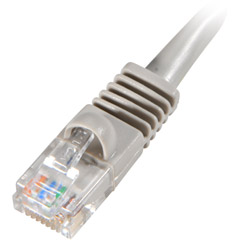 C5PC-50GRAY - 350MHz Molded and Booted CAT-5e Patch Cable