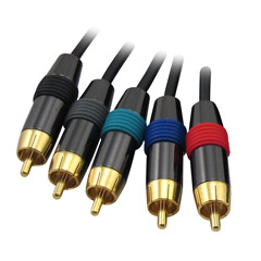 CAB-CMP5RCA-06MM - Component Video & Stereo Audio Cable