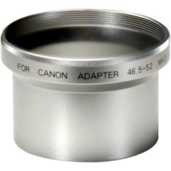 CAR-46552 - 46.5mm-52mm Conversion Ring for Canon G1 and G2 Digital Cameras