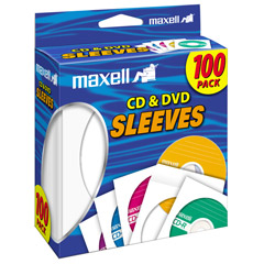 CD-402 - White CD/DVD Sleeves
