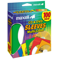 CD-403 - Multi-Color CD/DVD Sleeves