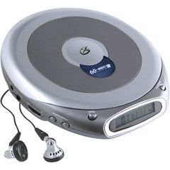 CDP-3107 - Personal CD Player with 60-Second ASP