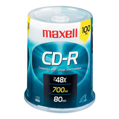 CDR-700MX48/100SP - 48x Write-Once CD-R for Data