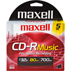 CDR-80MU/5 - 32x CD-R for Music