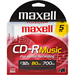 CDR-80MU/5 - 32x CD-R for Music
