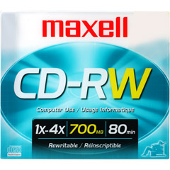 CDRW-700MX - 4x Rewritable CD-RW for Data