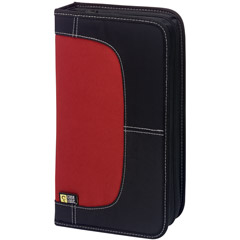 CDW-64 RED - 64-CD Nylon Media Wallet