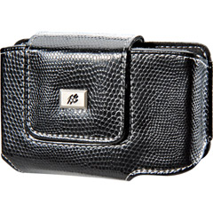 CI-TREO650H-BK - Leather Horizontal Pouch for Treo 650