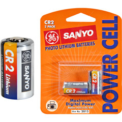 CR2-2 SANYO - CR2 Photo Lithium Battery Retail Pack