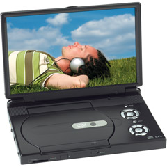 D-2017 - 10.2'' Slim Line Portable DVD Player