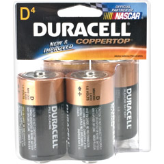 D4 DURACELL - D Cell Alkaline Battery Retail Pack