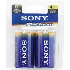 D4 SONY - Stamina Platinum Akaline Batteries
