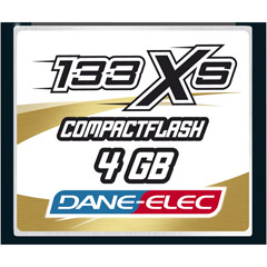 DA-CF-13U-4096-R - 133 Xs High-Speed Series 4GB CompactFlash Memory Card