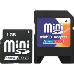DA-SDM-1024-R - 1GB miniSD Memory Card