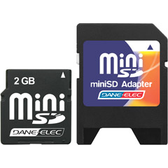 DA-SDM-2048-R - 2GB miniSD Memory Card