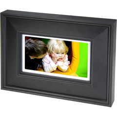 DAF7PL - 7'' PhotoShare Digital Picture Viewer with Black Leather Frame