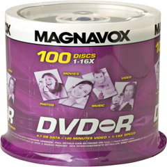 DM4M6B00F/17 - 16x Write-Once DVD-R Spindle