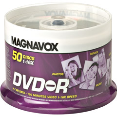 DM4M6B50F/17 - 16x Write-Once DVD-R Spindle