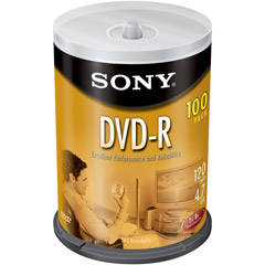 DMR-47/100 - 8x Write-Once DVD-R Spindle