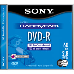 DMR-60 DS - 8cm Double-Sided DVD-R for Camcorders