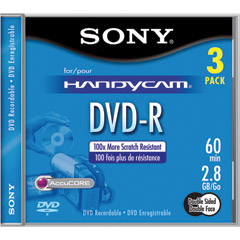 DMR-60 DS/3 - 8cm Double Sided DVD-R