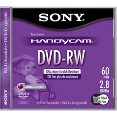 DMW-60 - 8cm Double-Sided Rewritable DVD-RW