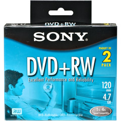 DPW-47/2 - 4x Rewritable DVD+RW