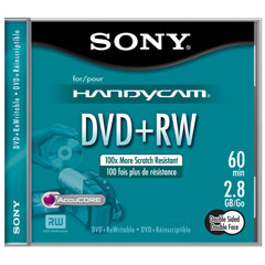 DPW-60D - 8cm Double-Sided Rewritable DVD+RW for Camcorders