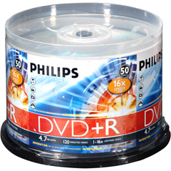 DR4S6B50F/17 - 16x Write-Once DVD+R Spindle