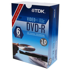 DVD-R47VDMB10 - 8x Write-Once DVD-R for Video in Movie Case