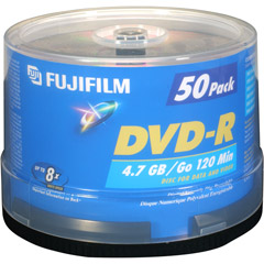 DVD-R FUJI/50 - Write-Once DVD-R Spindle