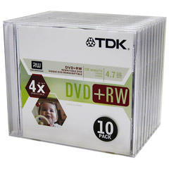 DVD+RW47CS10 - 4x Rewritable DVD+RW