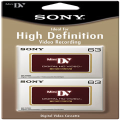 DVM-63 HD/2 - High Definition miniDV Videocassette