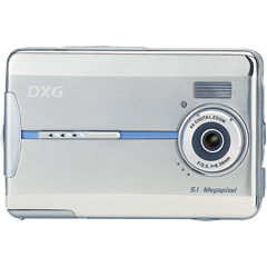DXG-552 - 5.1 MegaPixel Ultra-Slim Camera with Metal Body and 2'' LCD