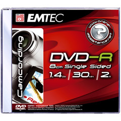 EKOVPR1434SLN - 2x Write-Once Camcorder DVD-R mini