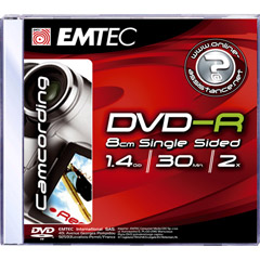 EKOVPR144SLN - 2x Write-Once Camcorder DVD-R mini