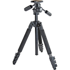 ELCARMA-640 - 4-Section Carbon Fiber Tripod with PH-460B Magnesium Head