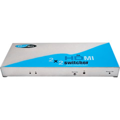 EXT-HDMI-242 - 2 x 2 HDMI Switcher with Discrete IR Remote Control