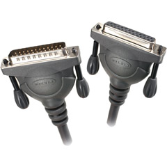 F3D112-10 - RS232 DB25 M/F Straight Through Cable