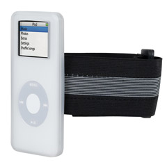 F8Z060-WHT - Sports Sleeve for iPod nano