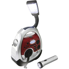 FR-6817DT - Weather X Dynamo Motor Handcrank 12-LED Emergency Light and Radio w/ AM/FM and NOAA Weatherband w/ Alert