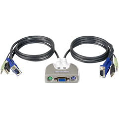 GCS712U - 2-Port MiniView Micro USB Audio KVM Switch