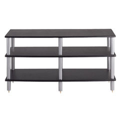 HF-3BSII - Black/Silver Hi-Fidelity Series Component 3-Shelf System